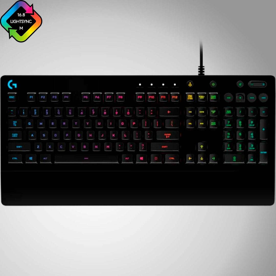 Teclado Gamer Logitech G213 prodigy  RGB Reposamanos Incluido - Achorao