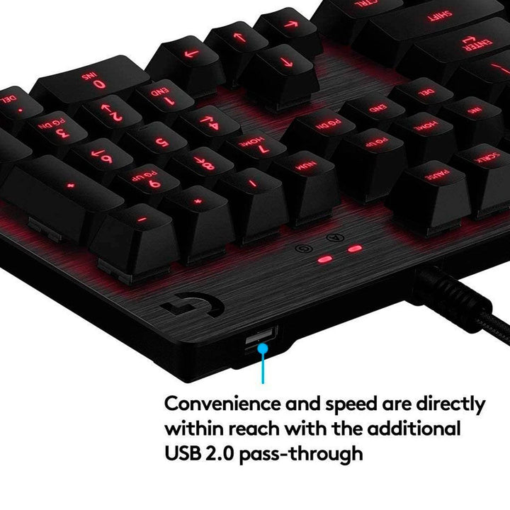 Teclado Gamer Logitech G413 Lightsync Red Mecánico FPS - Achorao