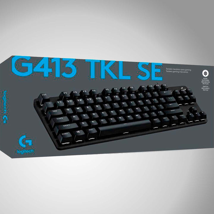 Teclado Gamer Logitech G413 TKL SE Led White Mecánico - Achorao