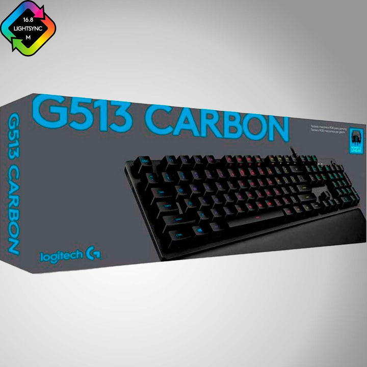 Teclado Gamer Logitech G513 RGB Mecánico Reposamanos Incluido - Achorao