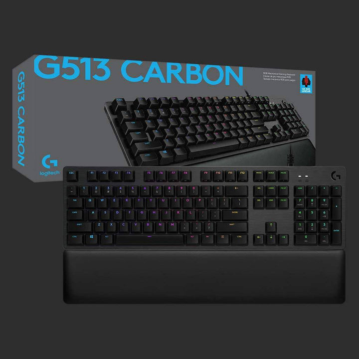 Teclado Gamer Logitech G513 RGB Mecánico Reposamanos Incluido - Achorao