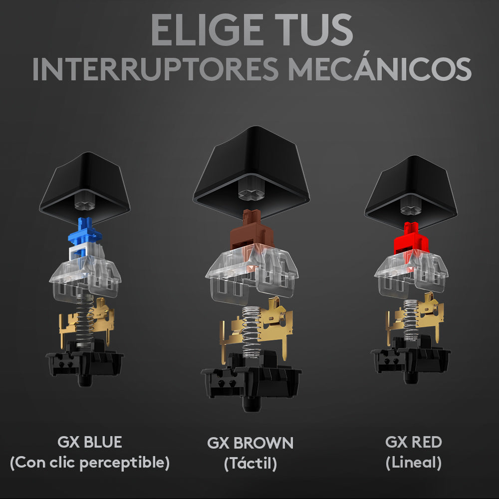 Teclado Gamer Logitech G513 RGB Mecánico Reposamanos Incluido, Switches Brown - Achorao