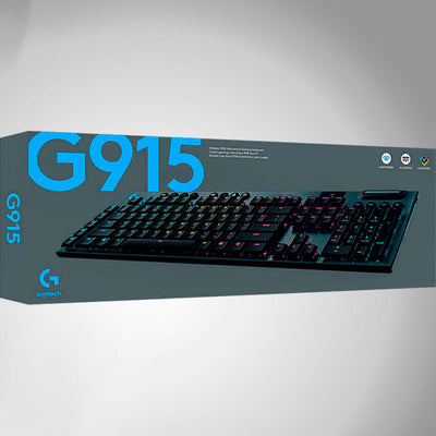 Teclado Gamer Logitech G915 Wireless 1ms Ultra Delgado - Achorao