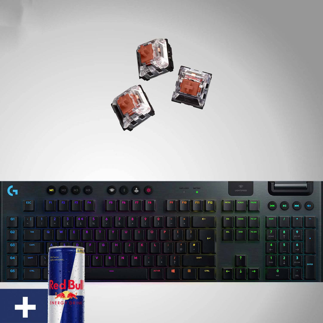 Teclado gamer Logitech G915 Wireless 1ms Ultra Delgado Achorao