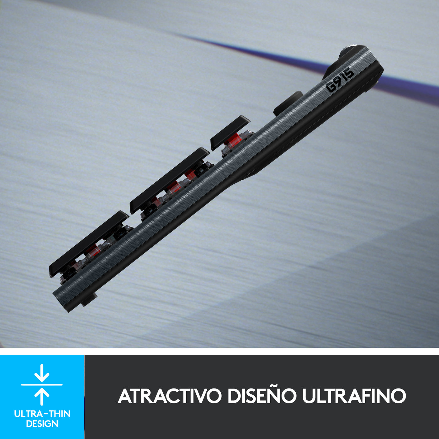 Teclado Gamer Logitech G915 Wireless 1ms Ultra Delgado - Achorao