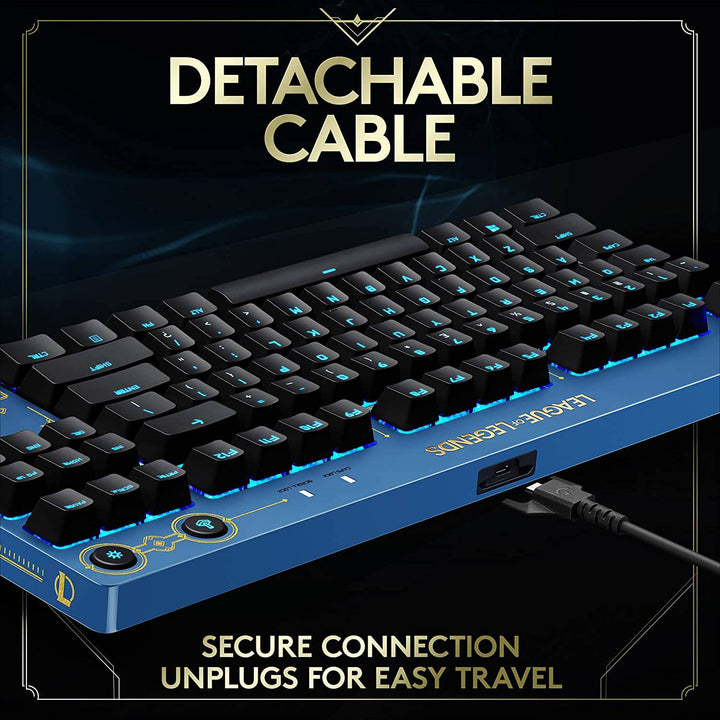 Teclado Gamer Logitech Pro Edición League of Legends RGB Mecánico - Achorao