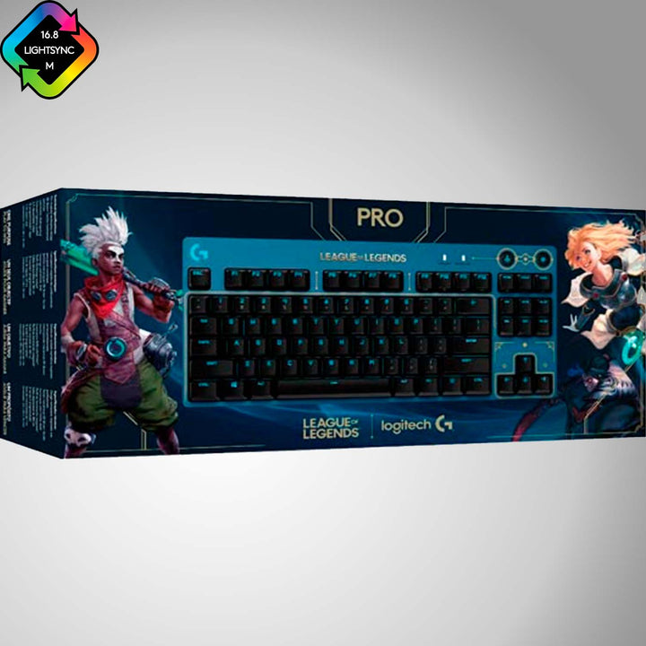Teclado Gamer Logitech Pro Edición League of Legends RGB Mecánico - Achorao