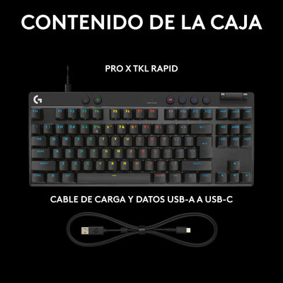 Teclado Logitech PRO X TKL RAPÌD ANÁLOGO MAGNÉTICO - LIGHTSYNC RGB - Achorao