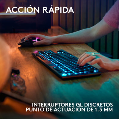Teclado de Juego Inalámbrico Logitech G G915 X LIGHTSPEED TKL - Achorao
