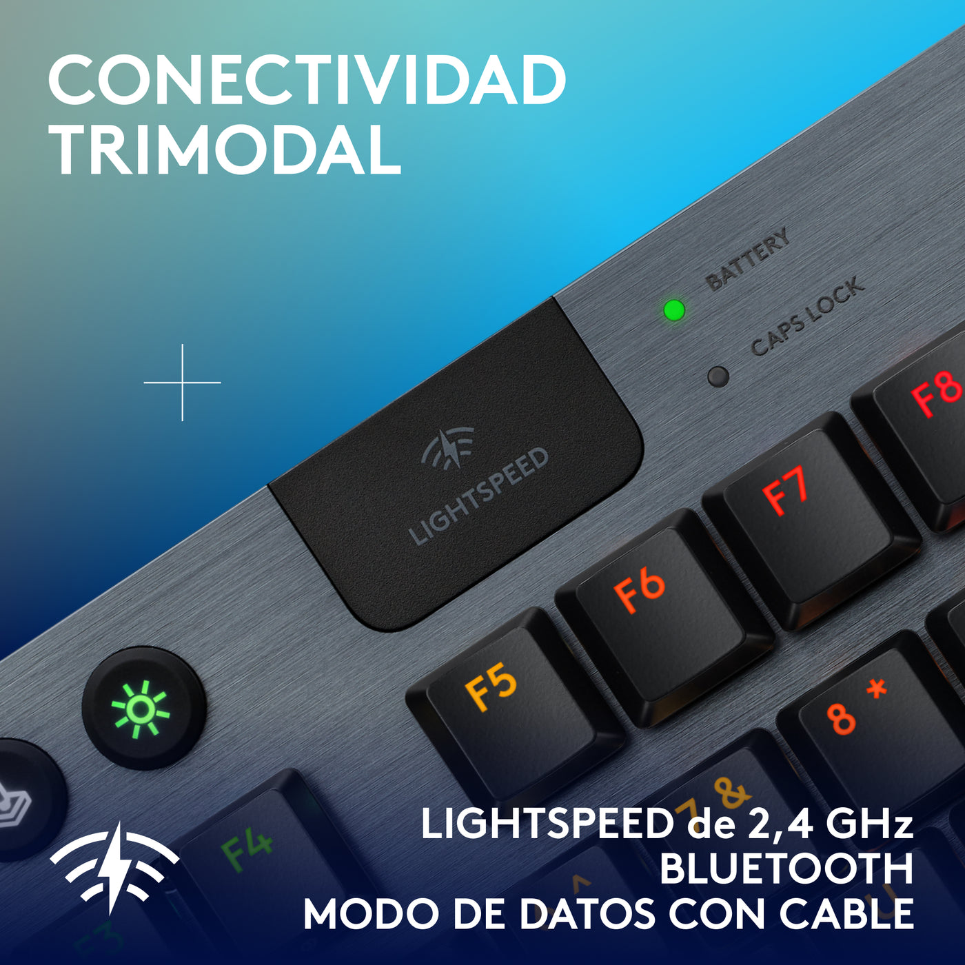 Teclado de Juego Inalámbrico Logitech G G915 X LIGHTSPEED TKL - Achorao