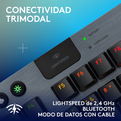 Teclado de Juego Inalámbrico Logitech G G915 X LIGHTSPEED TKL - Achorao