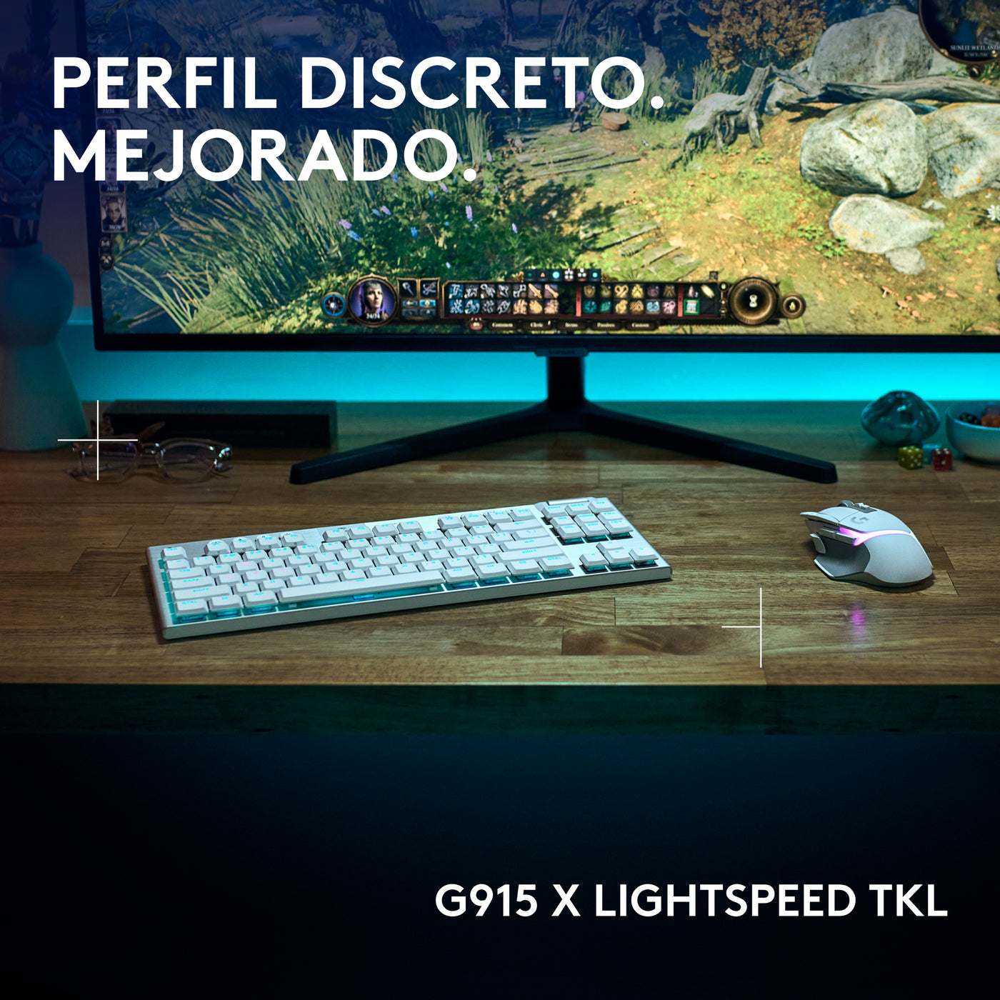 Teclado de Juego Inalámbrico Logitech G G915 X LIGHTSPEED TKL - Achorao