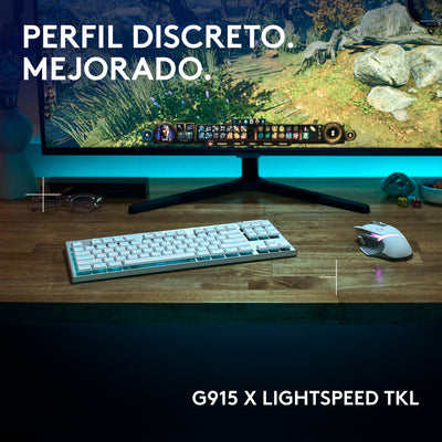 Teclado de Juego Inalámbrico Logitech G G915 X LIGHTSPEED TKL - Achorao