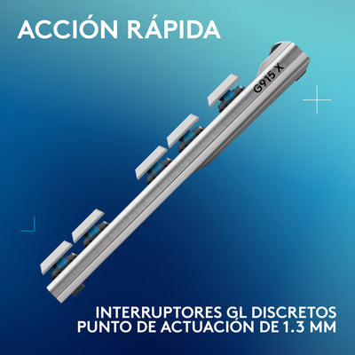 Teclado de Juego Inalámbrico Logitech G G915 X LIGHTSPEED TKL - Achorao