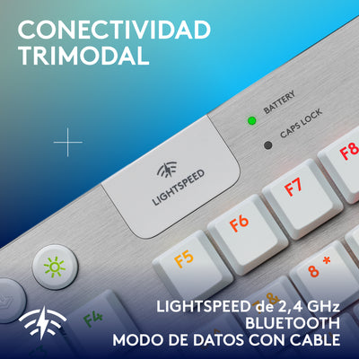 Teclado de Juego Inalámbrico Logitech G G915 X LIGHTSPEED TKL - Achorao