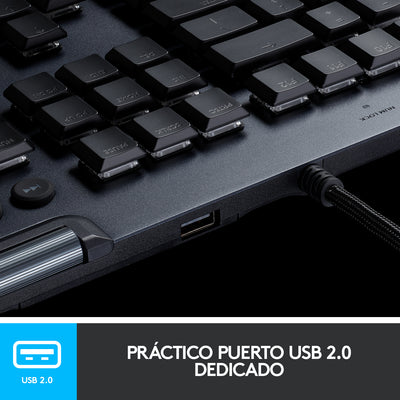 Teclado Gamer Logitech G815 G-Keys Alto Performance RGB(P163B) - Achorao