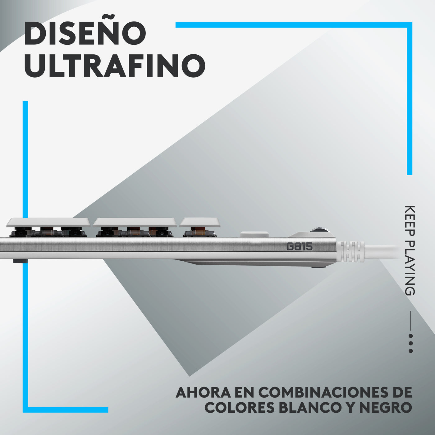 Teclado Gamer Logitech G815 G-Keys Alto Performance RGB(P163B) - Achorao