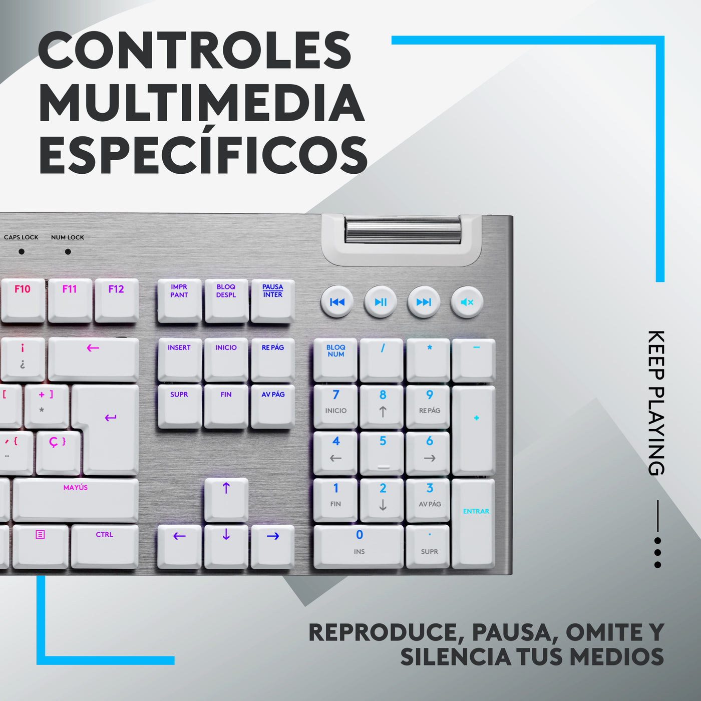Teclado Gamer Logitech G815 G-Keys Alto Performance RGB(P163B) - Achorao