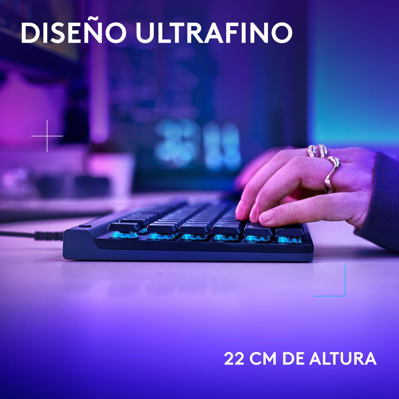 Teclado Logitech G G515 TKL con cable - Achorao