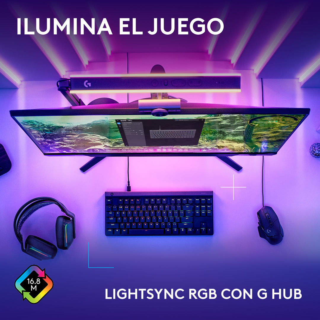 Teclado Logitech G G515 TKL con cable - Achorao