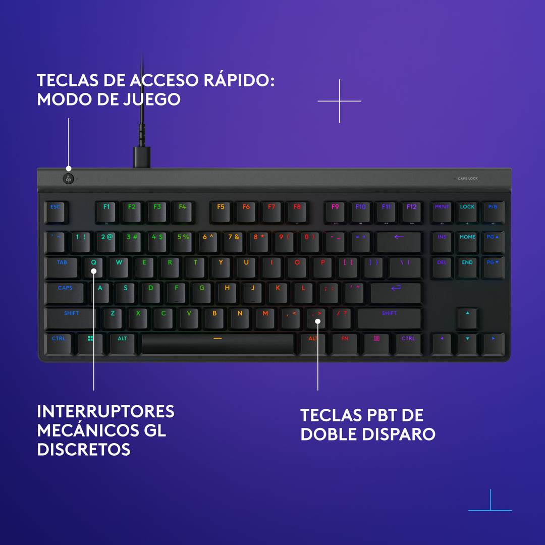 Teclado Logitech G G515 TKL con cable - Achorao