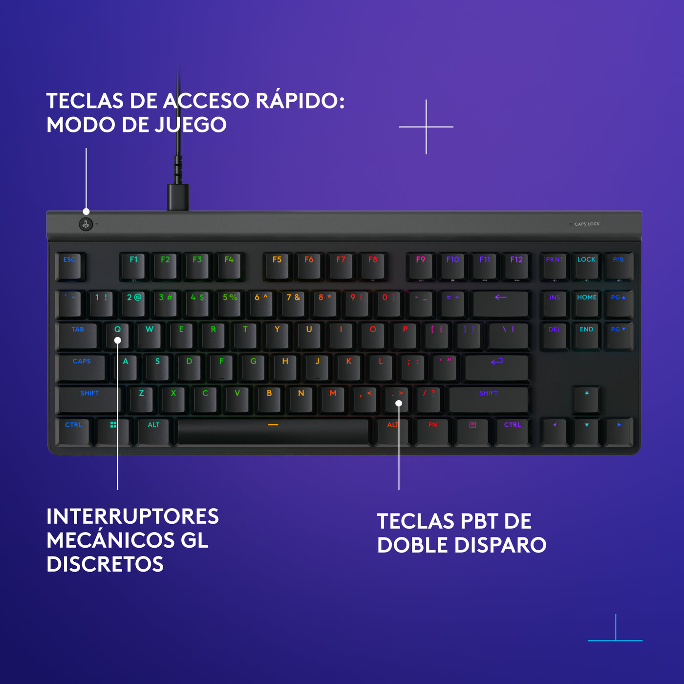 Teclado Logitech G G515 TKL con cable - Achorao