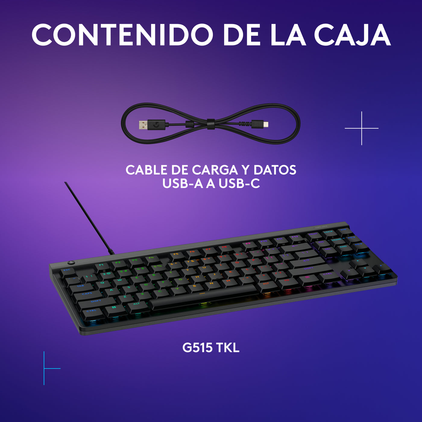 Teclado Logitech G G515 TKL con cable - Achorao