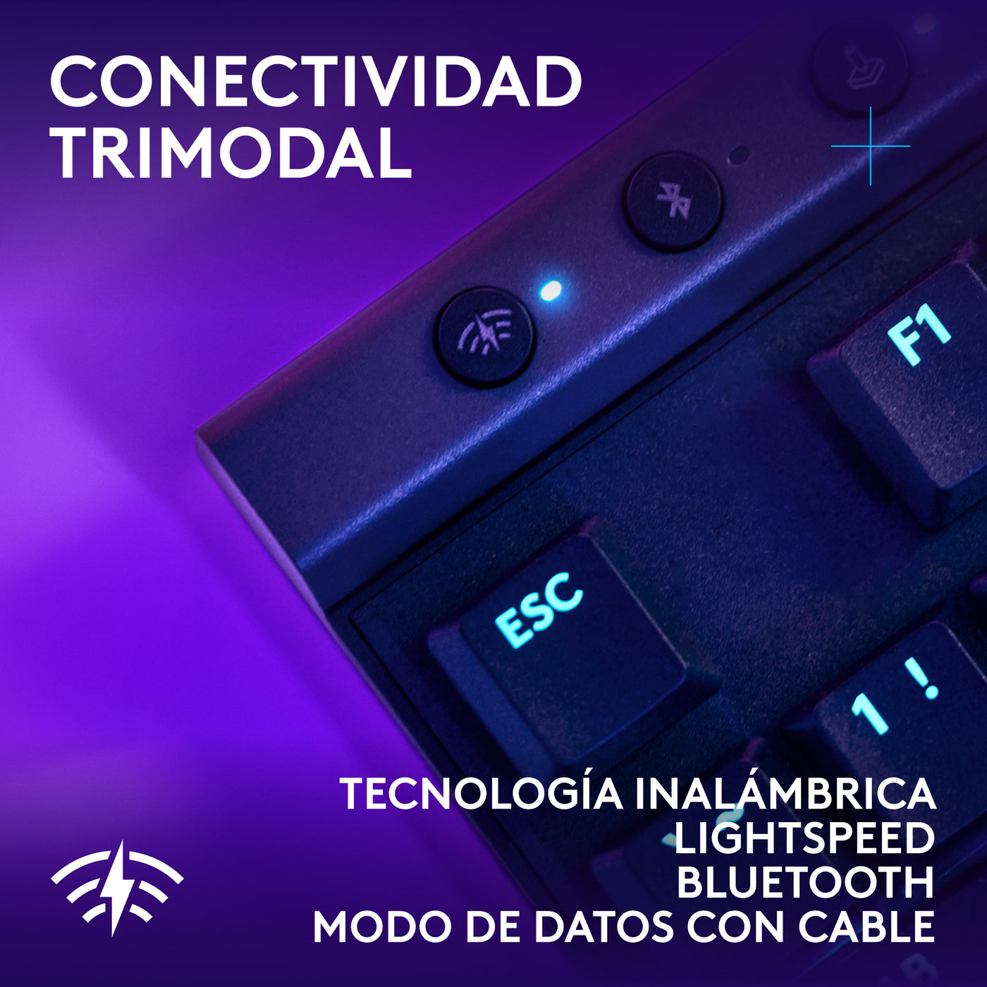 Teclado Logitech G G515 TKL lightspeed/BT lightsync RGB - Achorao