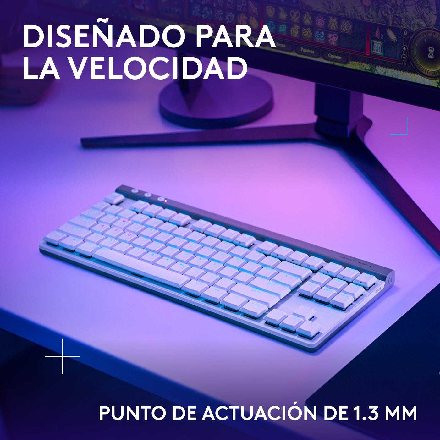 Teclado Logitech G G515 TKL lightspeed/BT lightsync RGB - Achorao