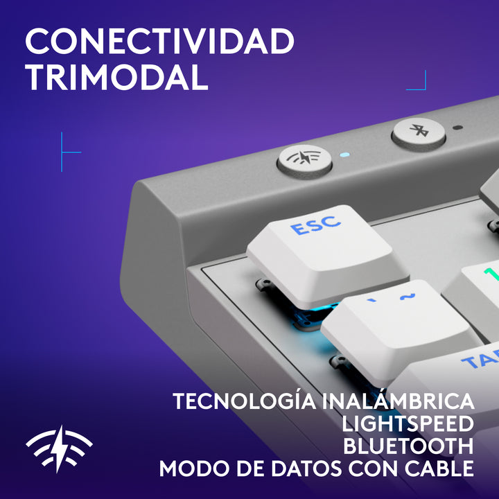 Teclado Logitech G G515 TKL lightspeed/BT lightsync RGB - Achorao