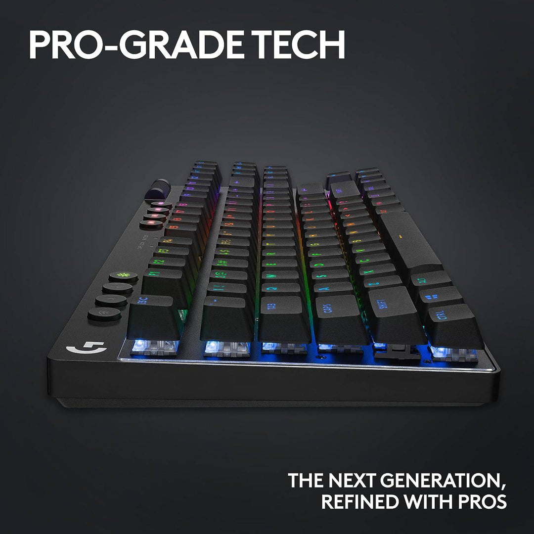 Teclado Logitech G Pro X TKL Inalámbrico / USB Tactile Switches (GX Brown) - Achorao