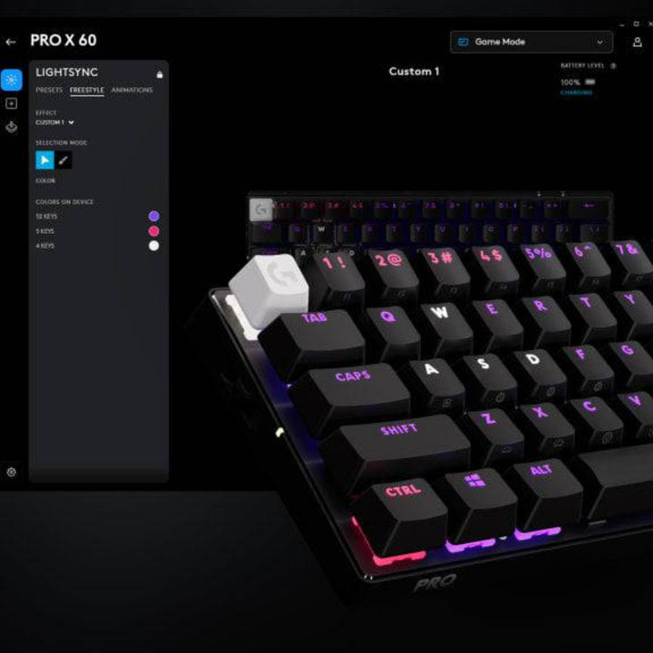 Teclado mecánico Gamer Logitech PRO X 60 - RGB - Achorao