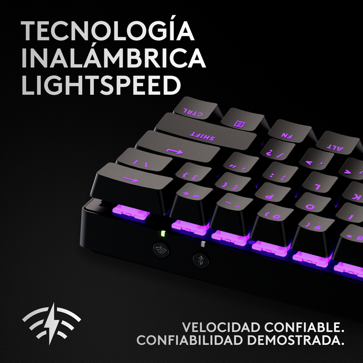 Teclado mecánico Gamer Logitech PRO X 60 - RGB Switches ópticos - Achorao