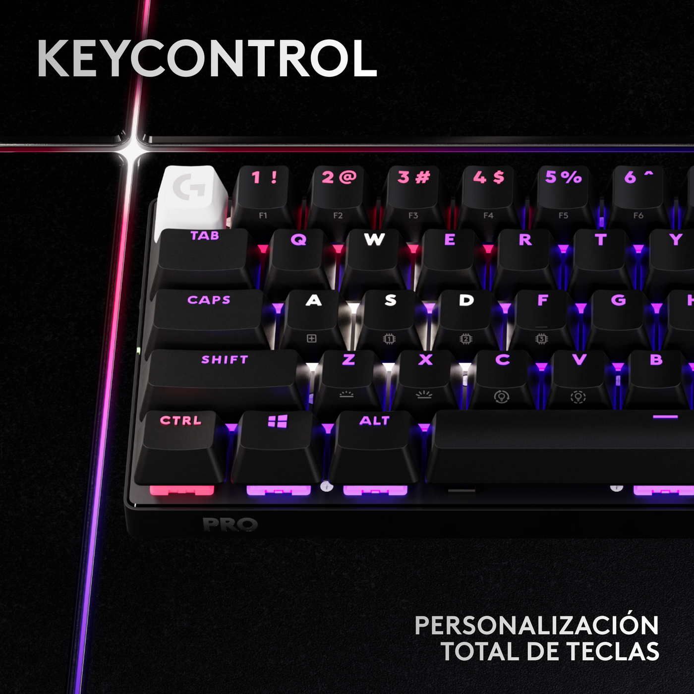 Teclado mecánico Gamer Logitech PRO X 60 - RGB Switches ópticos - Achorao