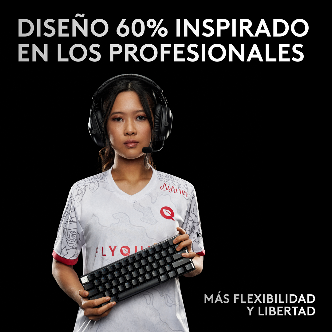 Teclado mecánico Gamer Logitech PRO X 60 - RGB Switches ópticos - Achorao