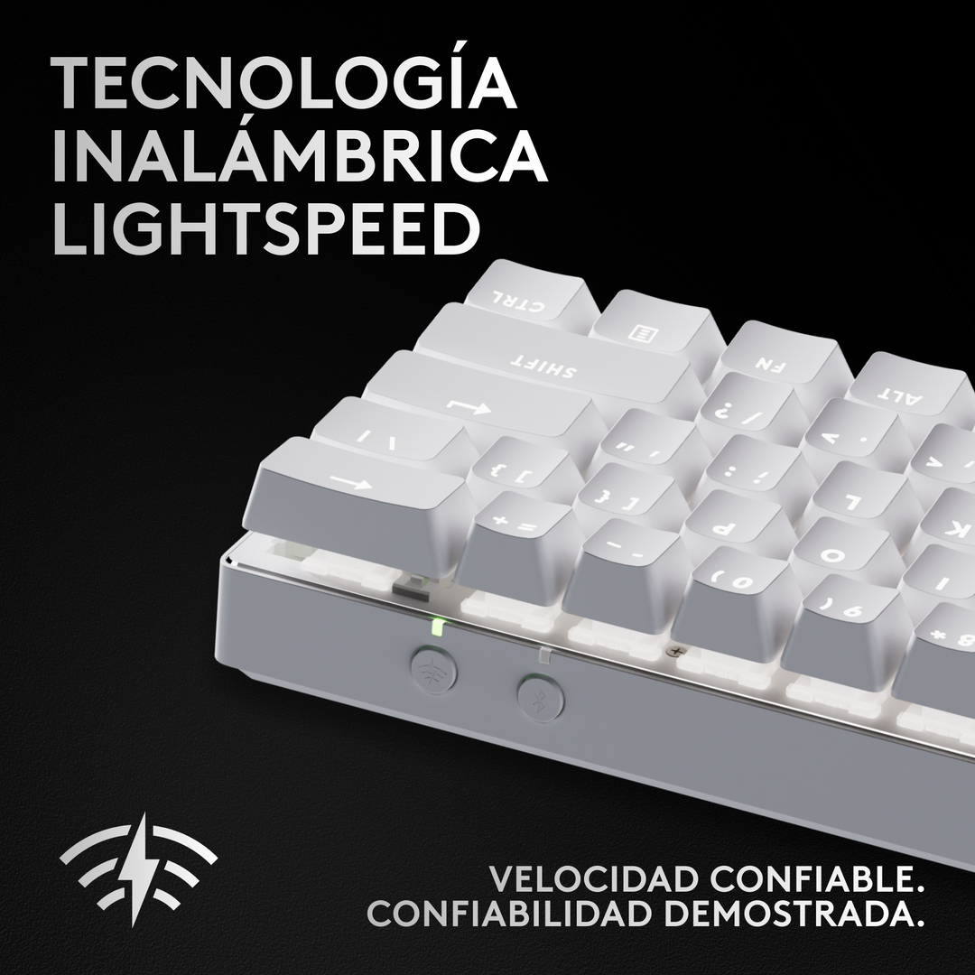 Teclado mecánico Gamer Logitech PRO X 60 - RGB Switches ópticos - Achorao