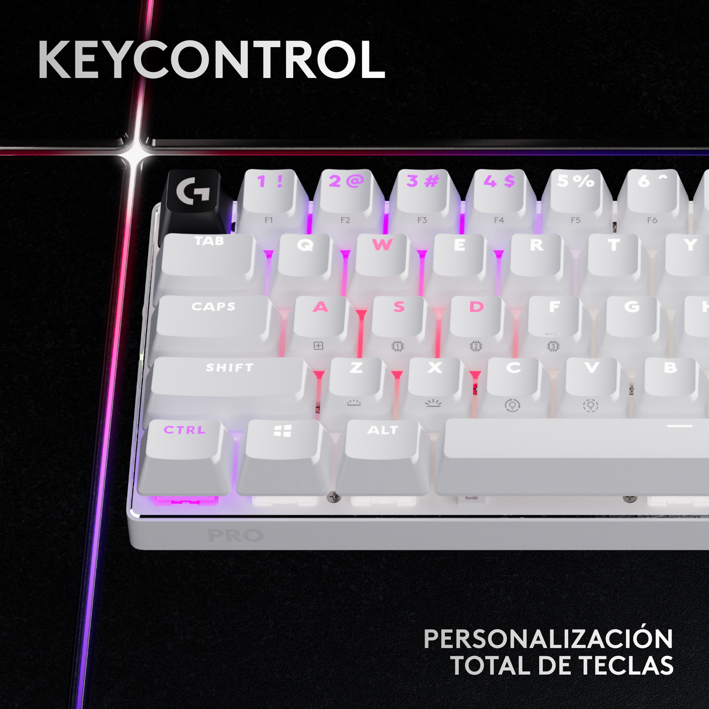 Teclado mecánico Gamer Logitech PRO X 60 - RGB Switches ópticos - Achorao