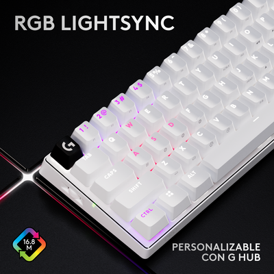 Teclado mecánico Gamer Logitech PRO X 60 - RGB Switches ópticos - Achorao