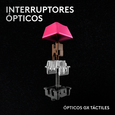 Teclado mecánico Gamer Logitech PRO X 60 - RGB Switches ópticos - Achorao