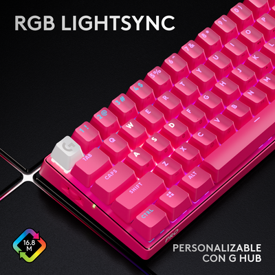 Teclado mecánico Gamer Logitech PRO X 60 - RGB Switches ópticos - Achorao