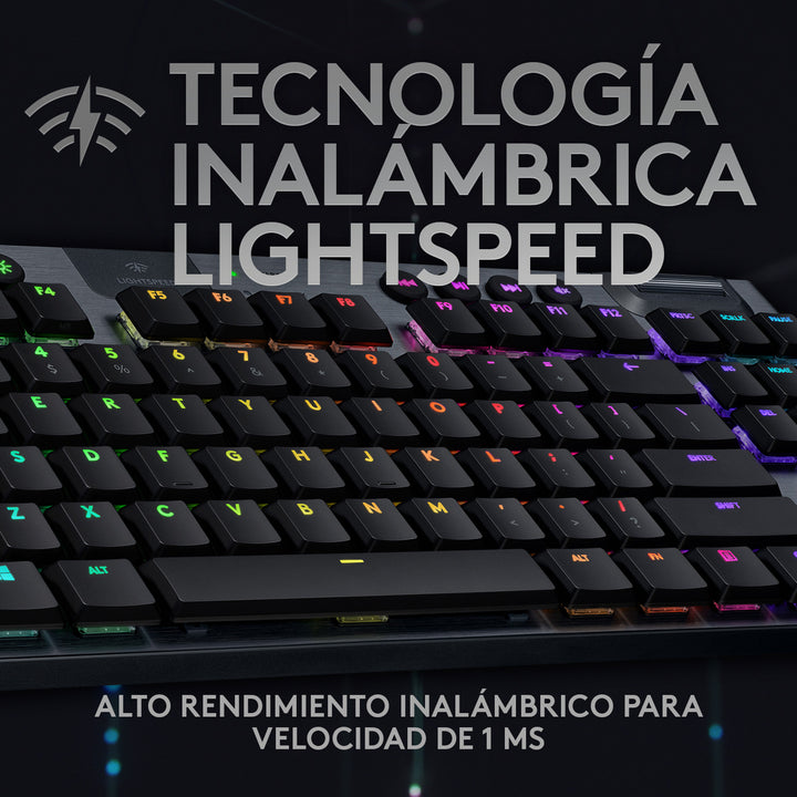 Teclado US Gamer Logitech G915 TKL Lightspeed Portable - Achorao
