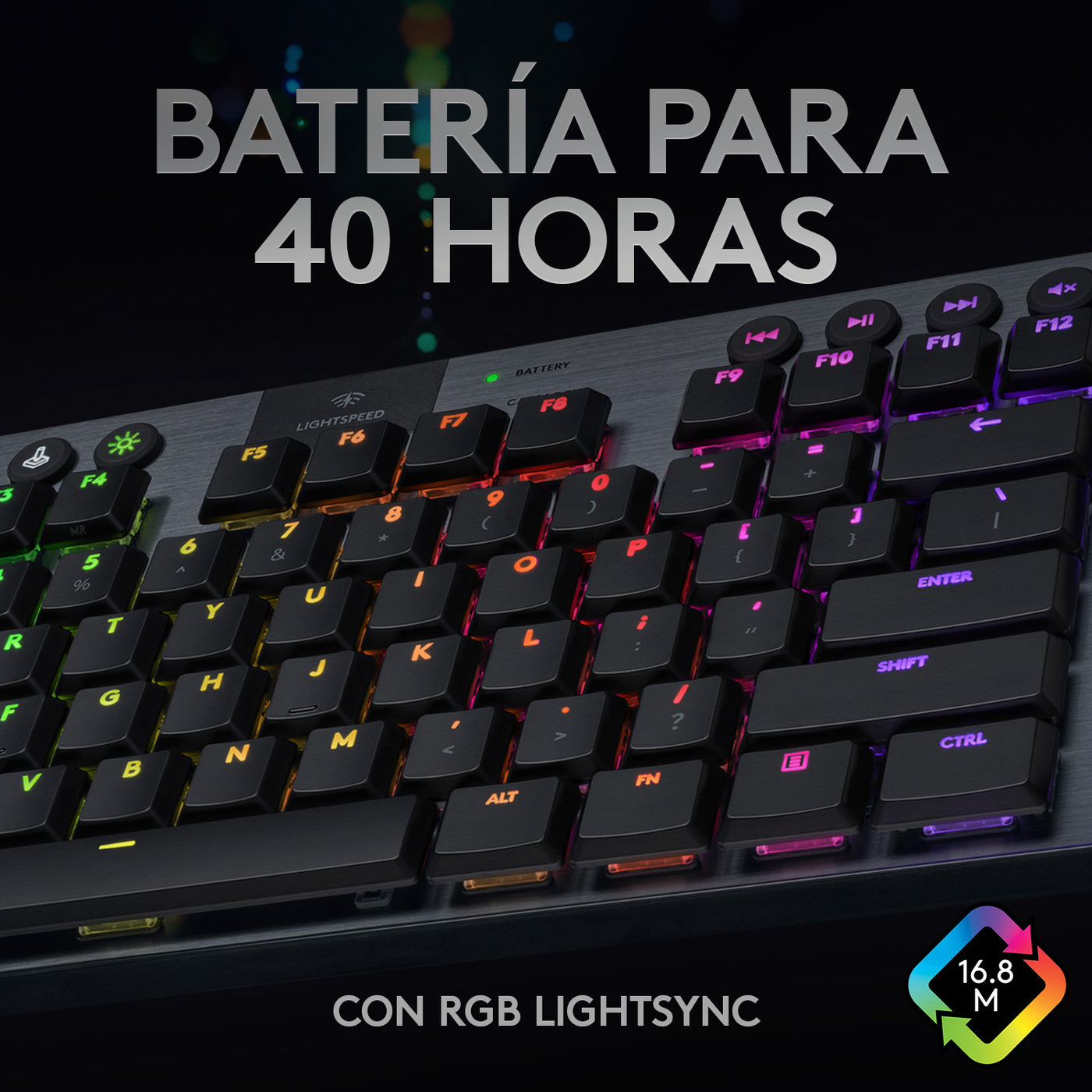 Teclado US Gamer Logitech G915 TKL Lightspeed Portable - Achorao