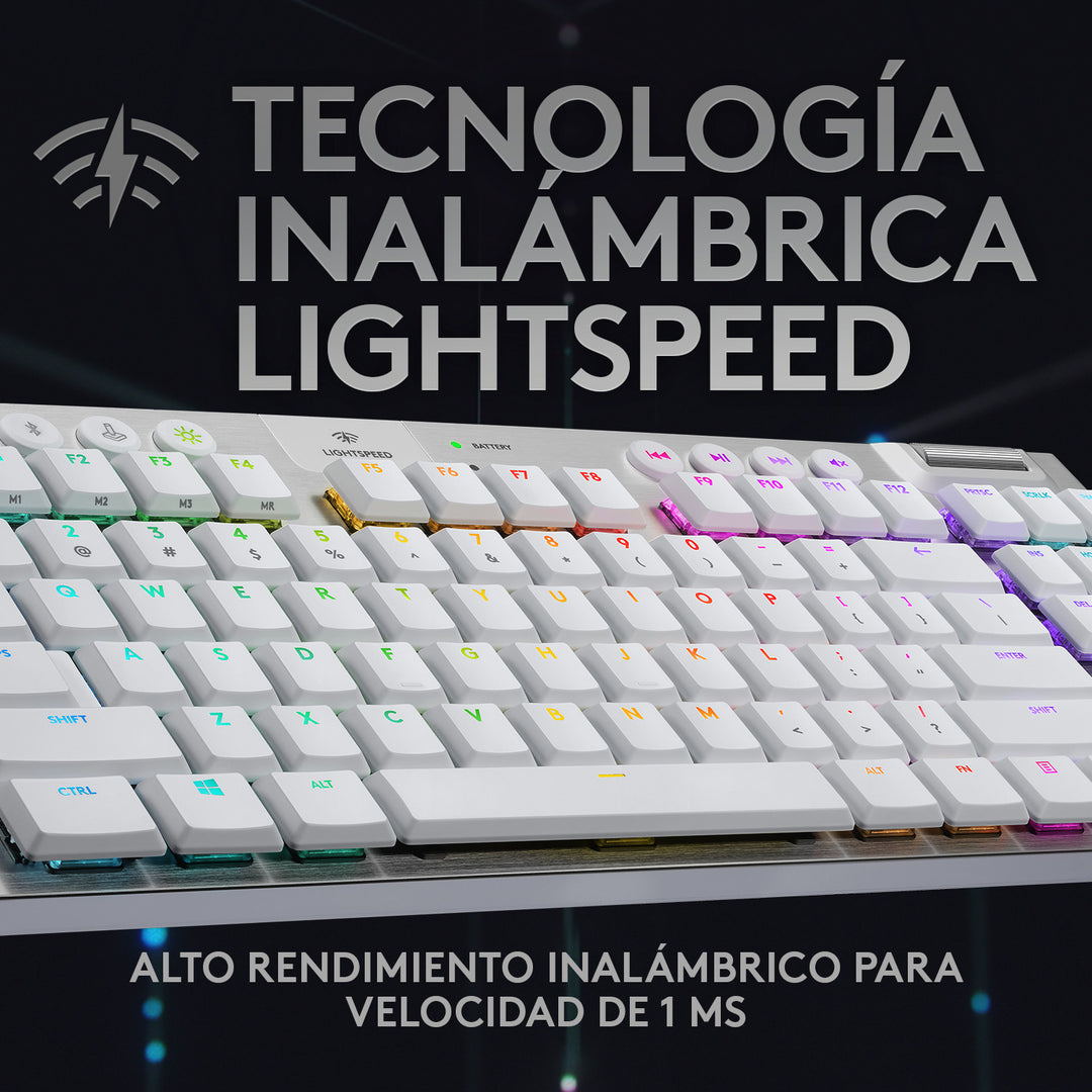 Teclado US Gamer Logitech G915 TKL Lightspeed Portable - Achorao