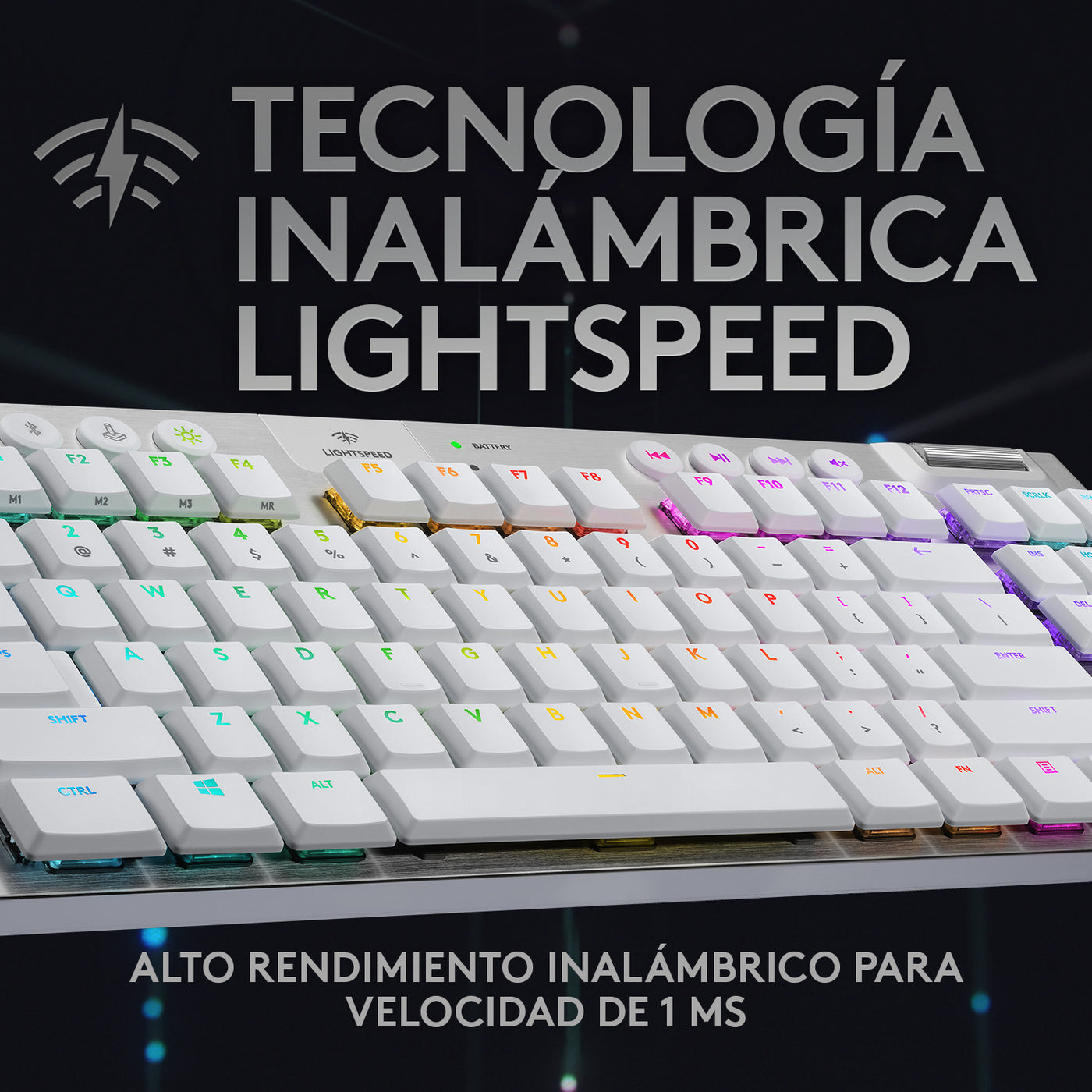 Teclado US Gamer Logitech G915 TKL Lightspeed Portable - Achorao