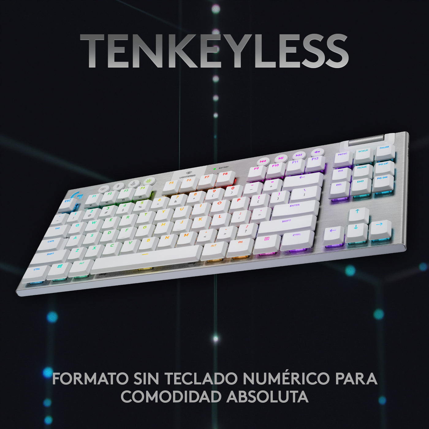 Teclado US Gamer Logitech G915 TKL Lightspeed Portable - Achorao