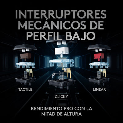 Teclado US Gamer Logitech G915 TKL Lightspeed Portable - Achorao