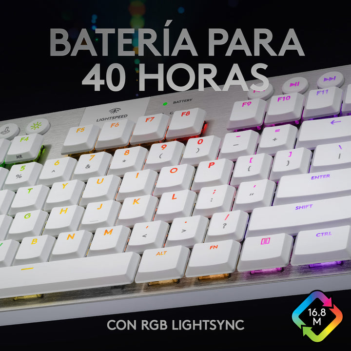Teclado US Gamer Logitech G915 TKL Lightspeed Portable - Achorao