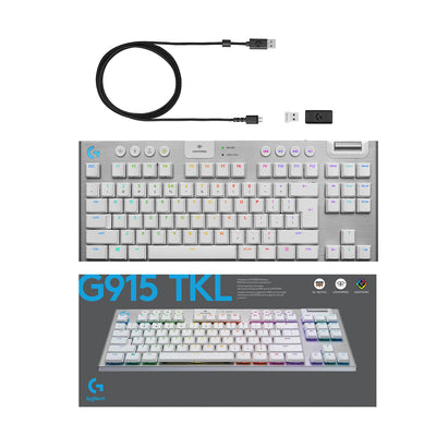 Teclado US Gamer Logitech G915 TKL Lightspeed Portable - Achorao