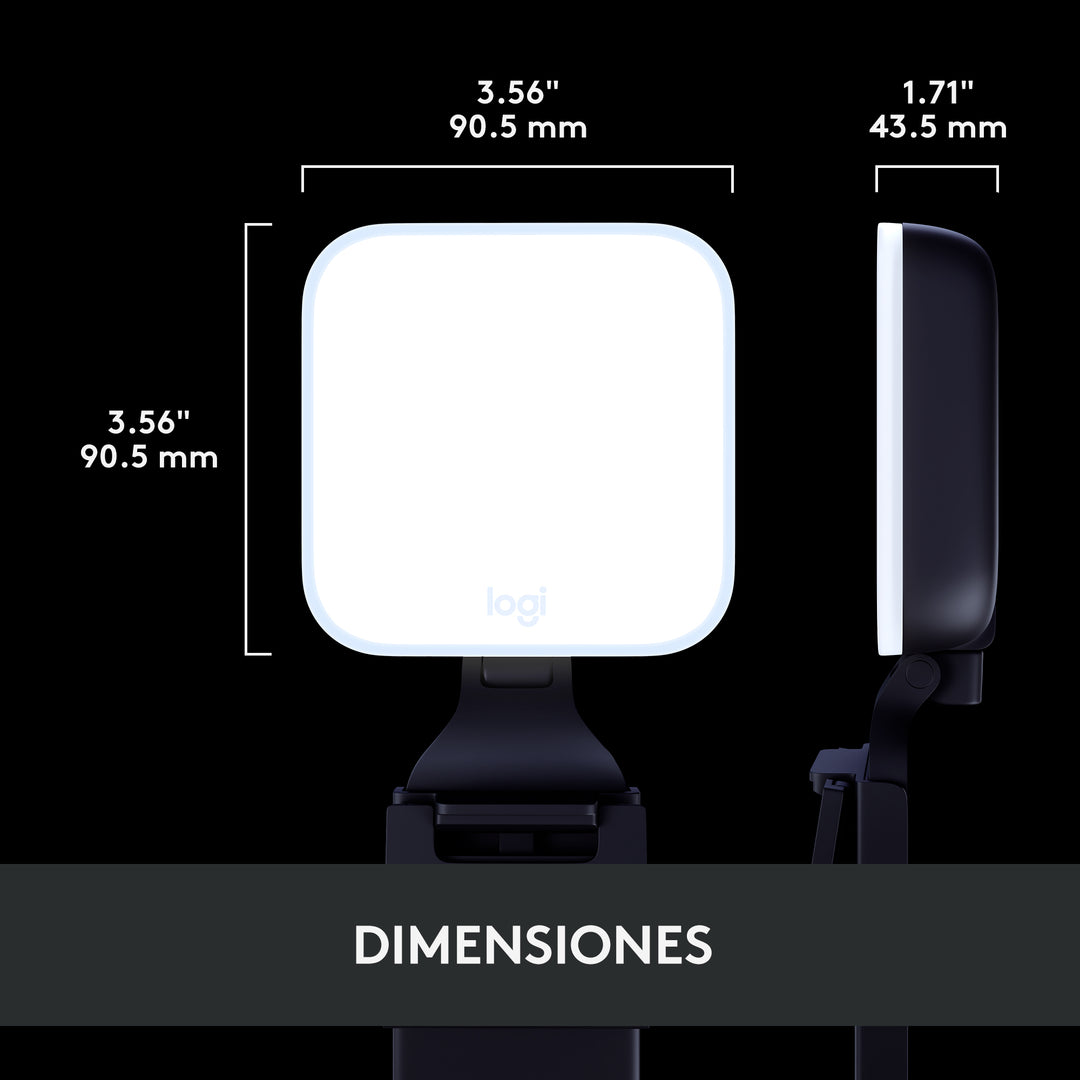 Luz Led Logitech Litra Glow para transmisión premium con TrueSoft - Achorao