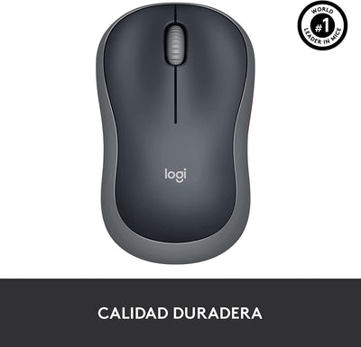 Mouse Logitech M185 Inalámbrico Portátil Plug and Play(P163B) - Achorao